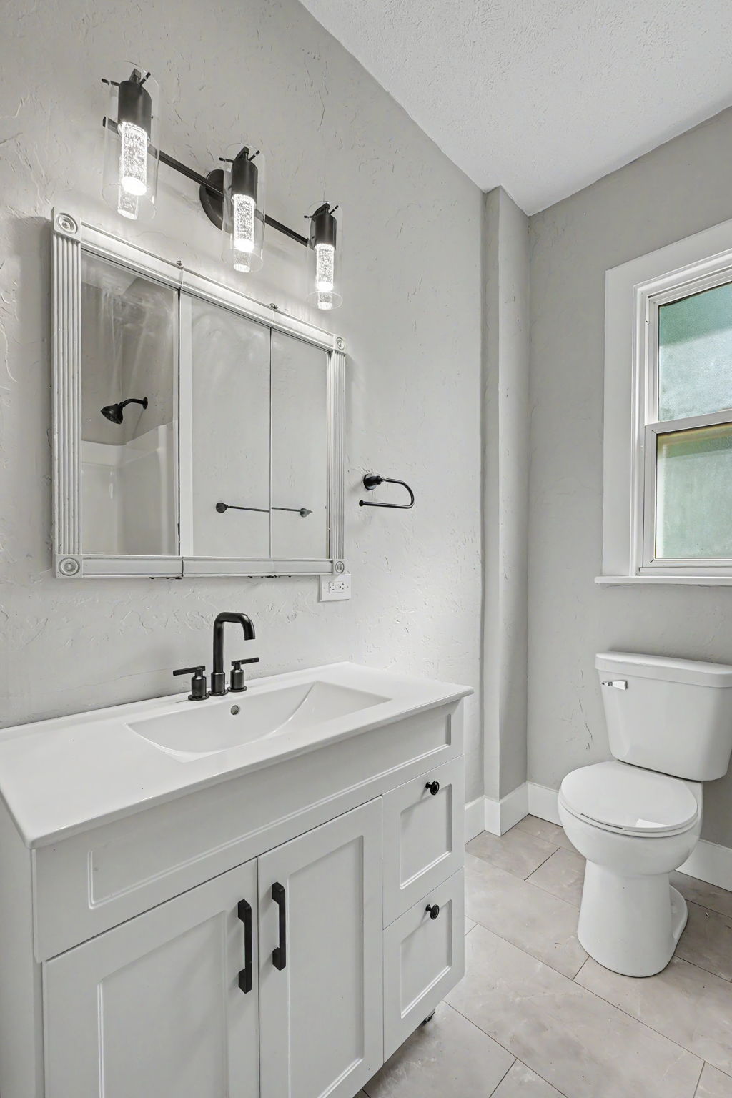 Belleville home, updated full bathroom